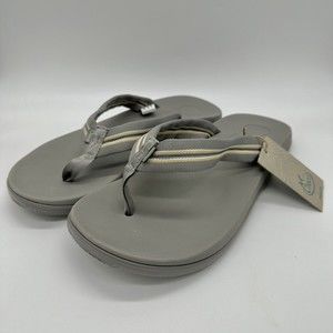 Chaco Mens Chillos Flip Flop Sadie Grey Arch Support Comfort Sandals Size 12 NWT